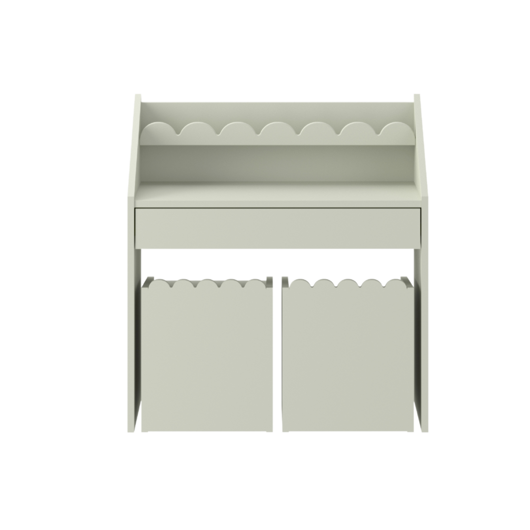 Bellamy Biurko Montessori Book Nook Sage Idealne biurko dziecięce, biurko dla pierwszoklasisty Bellamy