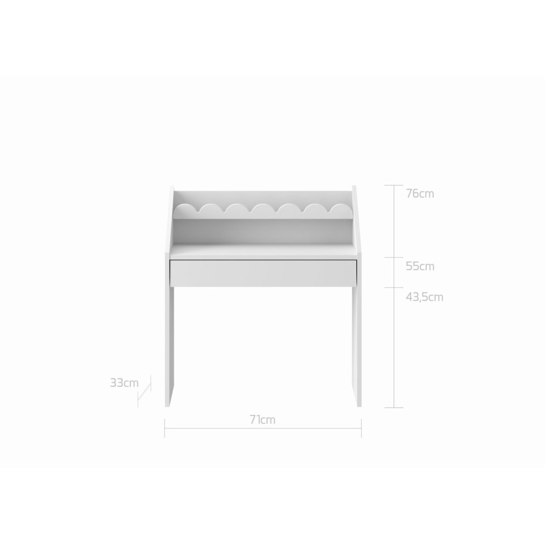 Bellamy Biurko Montessori Book Nook Sunset Idealne biurko dziecięce, biurko dla pierwszoklasisty Bellamy