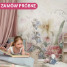 Tapeta do pokoju dziecka BLOOM - rainbow - tapeta ogród wielkich kwiatów do pokoju dziecięcego -  MySweetRoom