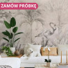 Tapeta do pokoju dziecka Exotic Flamingo - tropikalna tapeta do pokoju dziecka - MySweetRoom