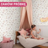 MALUMI Tapeta do pokoju dziecięcego - ŁĄKA MOTYLI bright