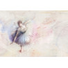 MALUMI Tapeta do pokoju dziecięcego - BALLET - rainbow - tapeta dla tancerki do pokoju dziewczęcego - My Sweet Room