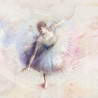 MALUMI Tapeta do pokoju dziecięcego - BALLET - rainbow - tapeta dla tancerki do pokoju dziewczęcego - My Sweet Room