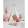 Namiot tipi z falbanami "Shabby chic"