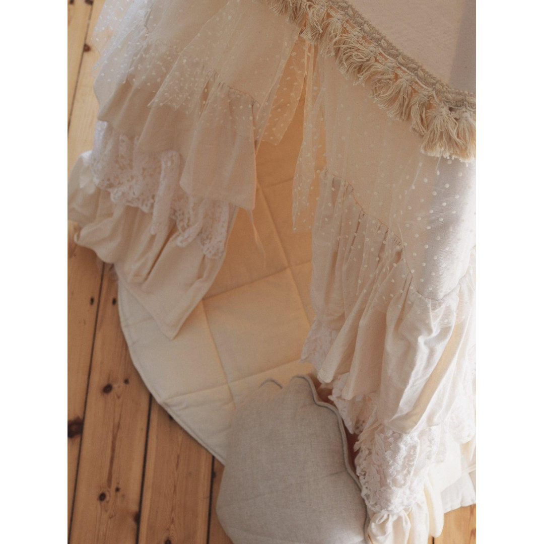 Namiot tipi z falbanami "Shabby chic"