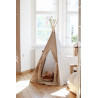 Lniany namiot tipi dla dzieci "Naturalny len"