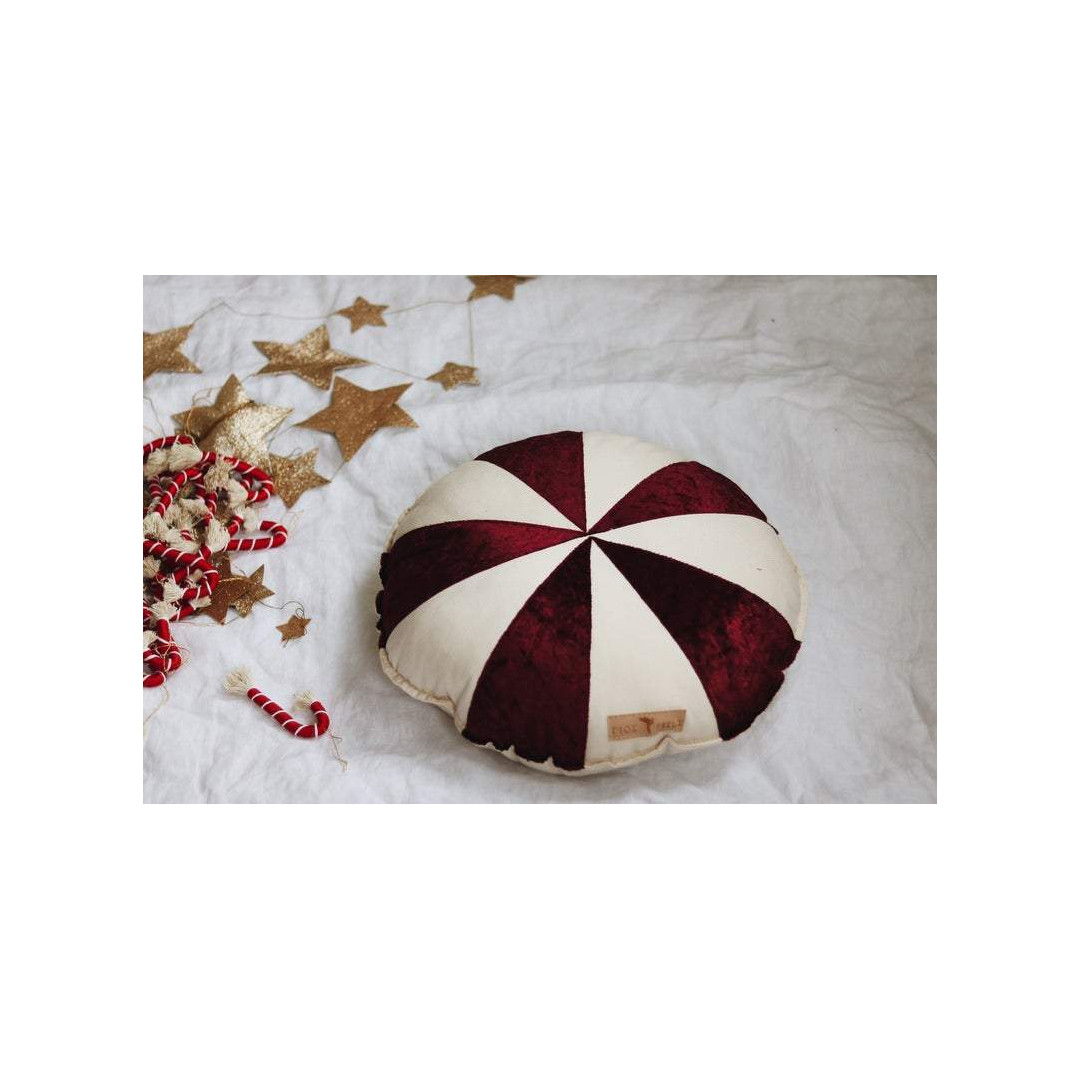 Poduszka świąteczna ozdobna "Czerwony cukierek"