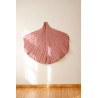 Mata lniana liść miłorzębu "Brudny róż"