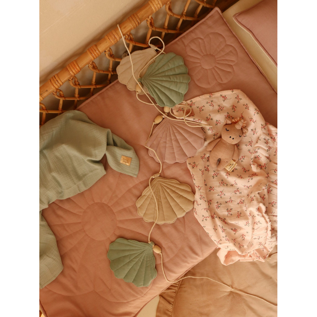 Girlanda dekoracyjna welwetowa muszelki "Late summer"