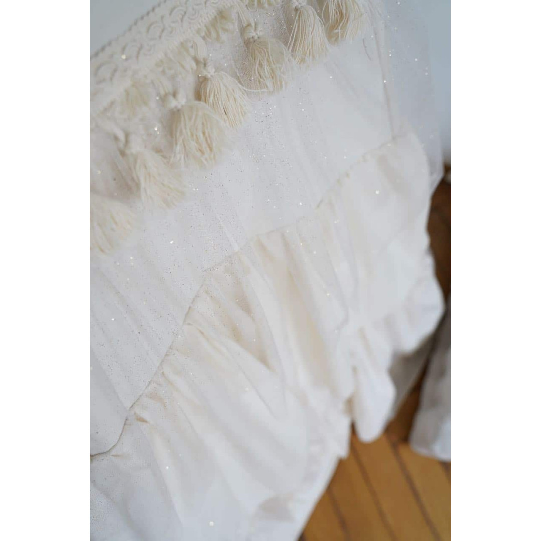 Namiot tipi dla dzieci z falbanami "Boho"