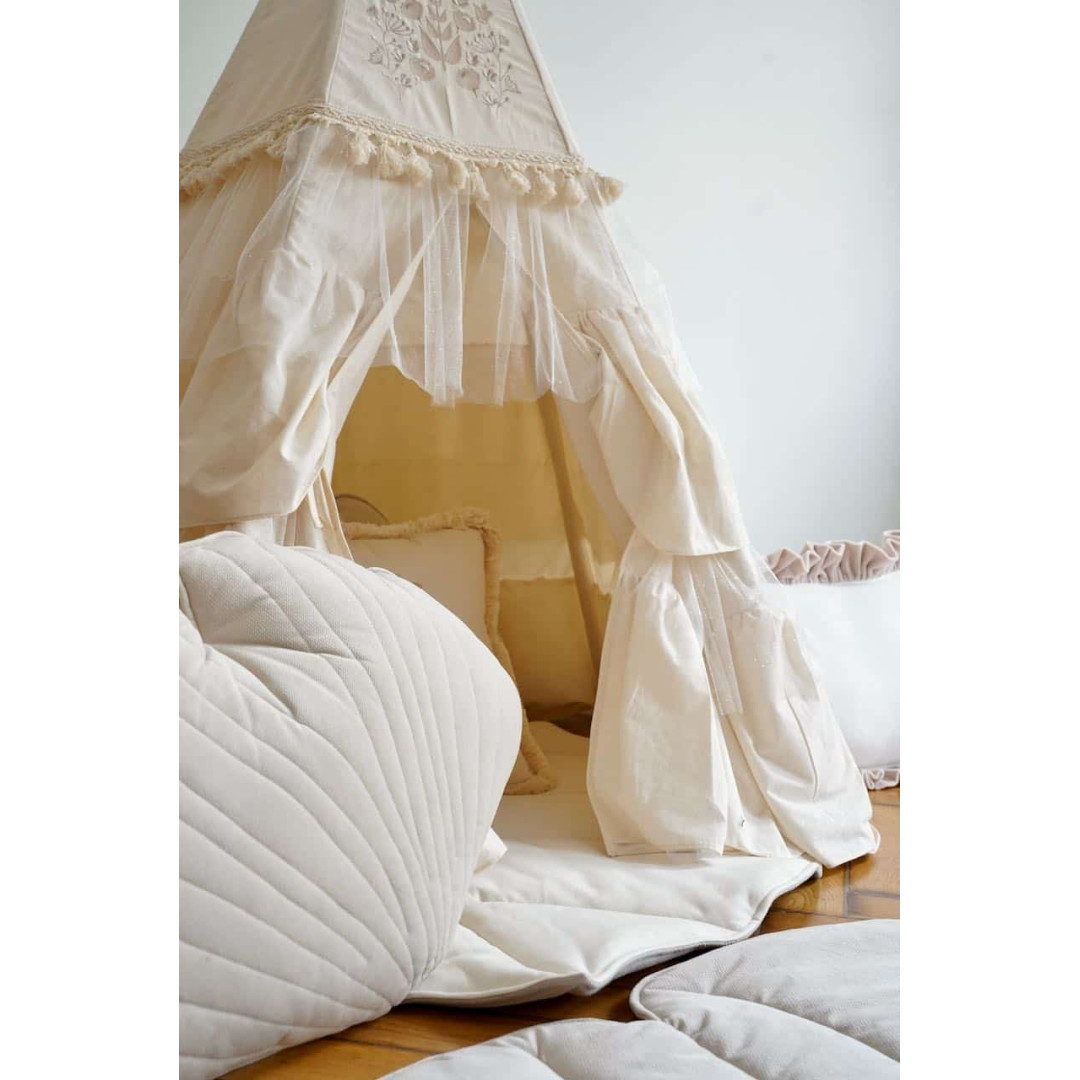 Namiot tipi dla dzieci z falbanami "Boho"