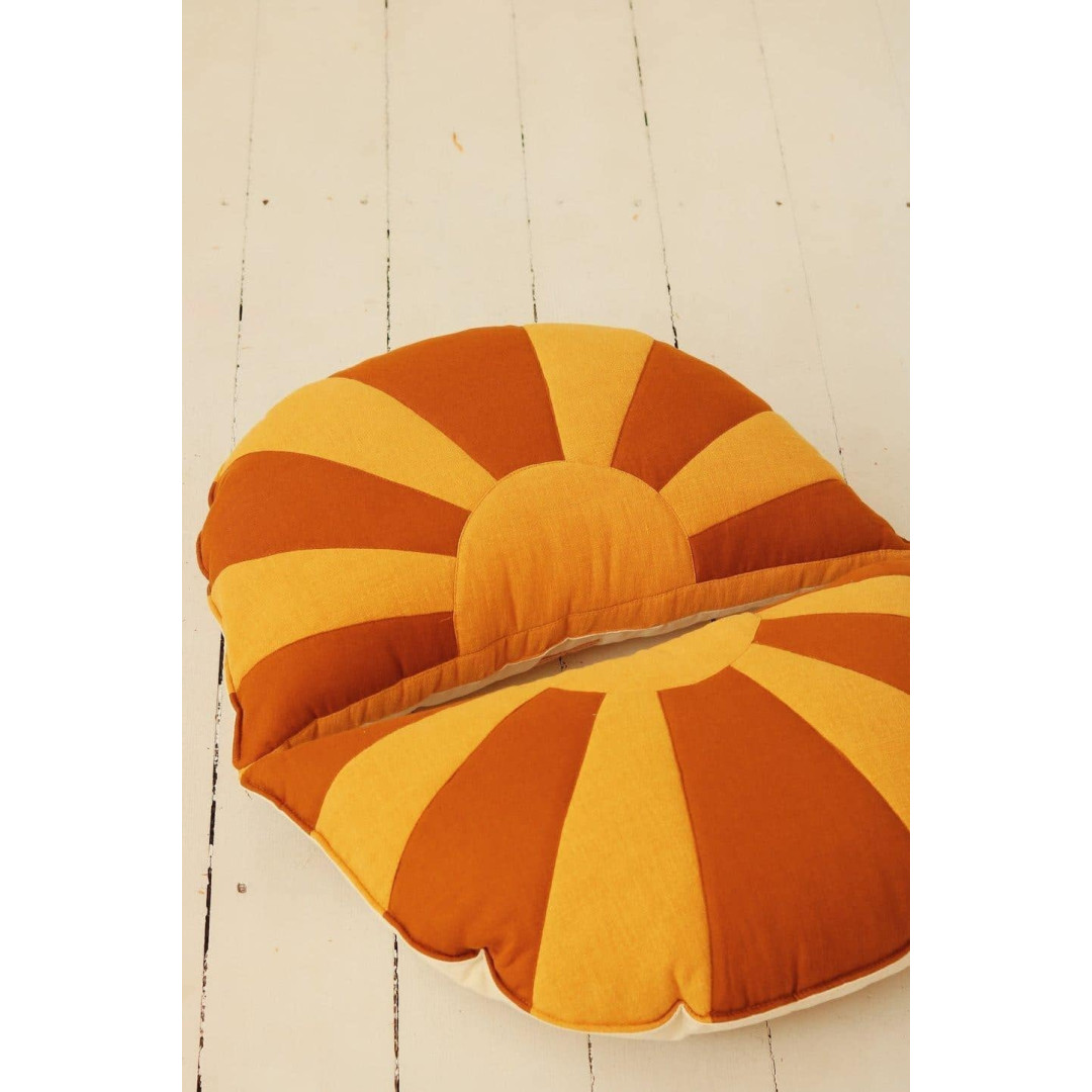 Poduszka słońce "Caramel by the sea"