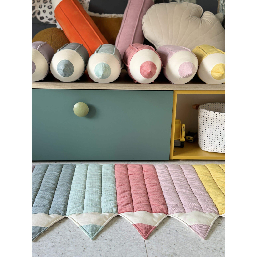 Poduszka kredka welwetowa "Koral"