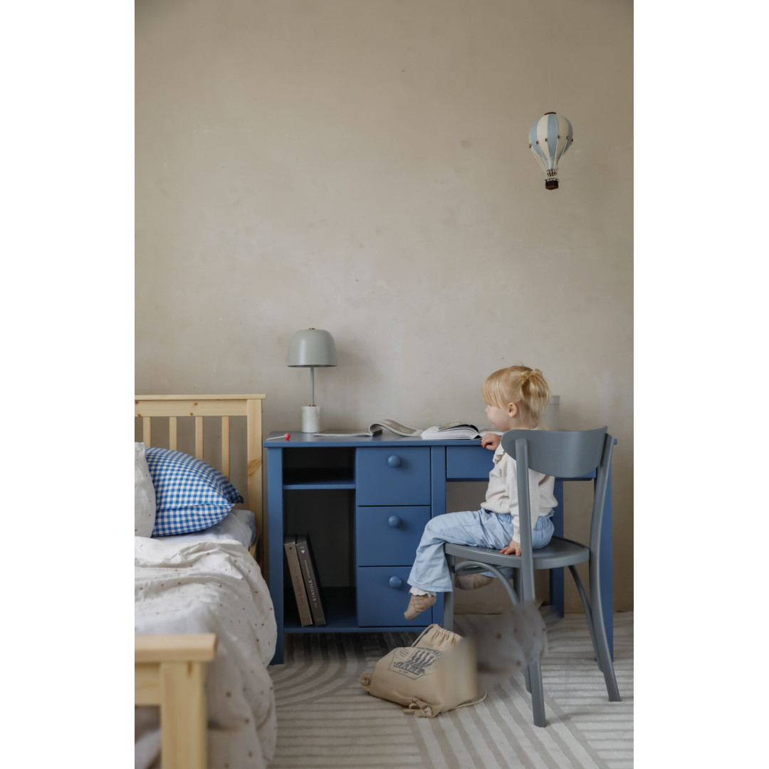 Collet biurko dziecięce z szufladami i przegrodą SZAŁWIOWE - Inmondo