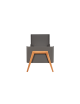 Łóżeczko TORSTEN 140x70 seal grey/teak - Troll