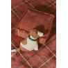 Dywan Tartan 90×120 cm – Vintage Red Wouf Wouf, Lorena Canals