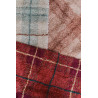 Dywan Tartan 90×120 cm – Vintage Red Wouf Wouf, Lorena Canals