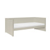 Łóżko daybed 90 cm Collet  Białe - Inmondo