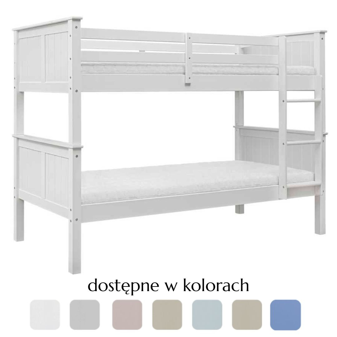 Łóżko piętrowe Duo z płyciną 90 cm Collet - Inmondo