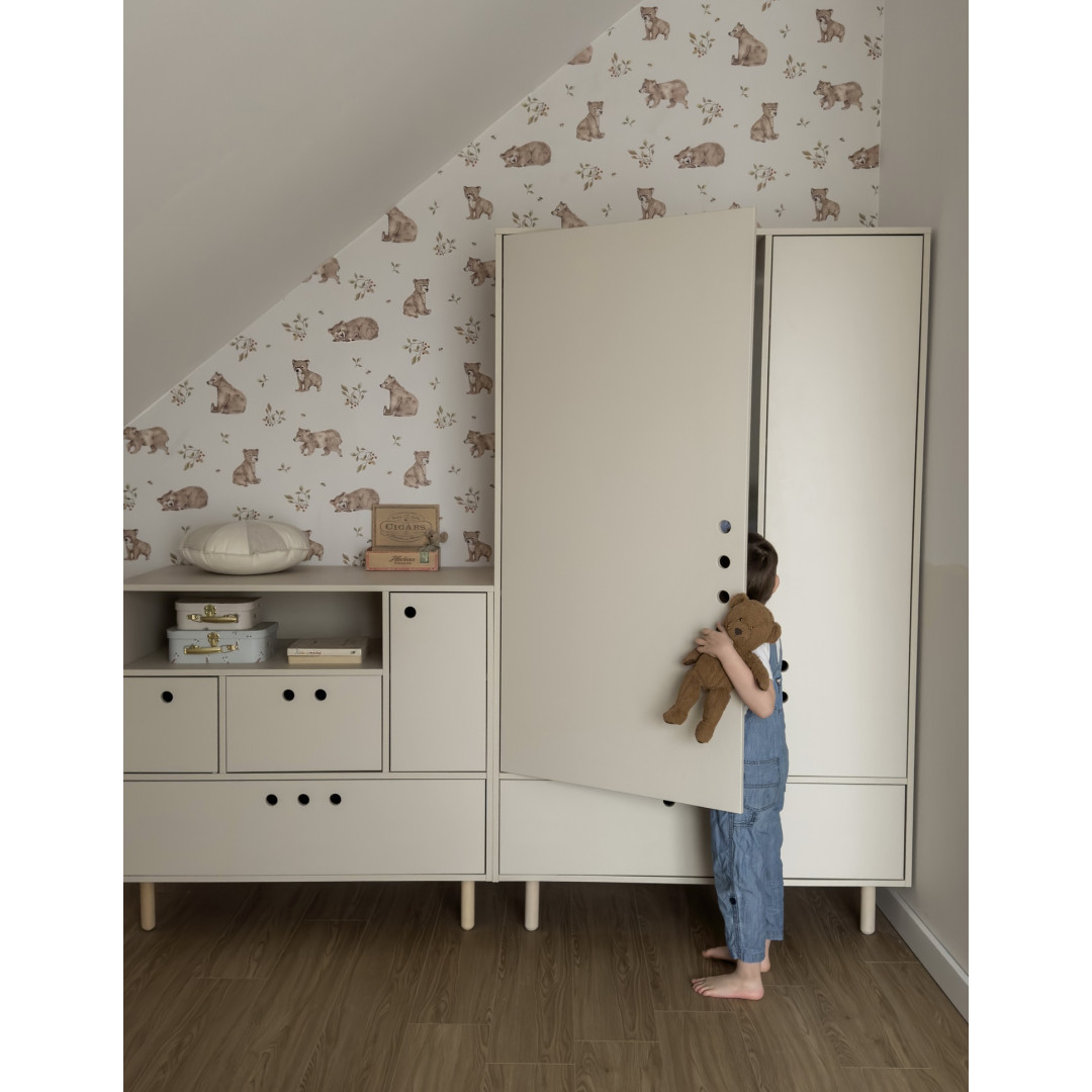 Komoda River Piaskowy Beż Wood Luck - MySweetRoom