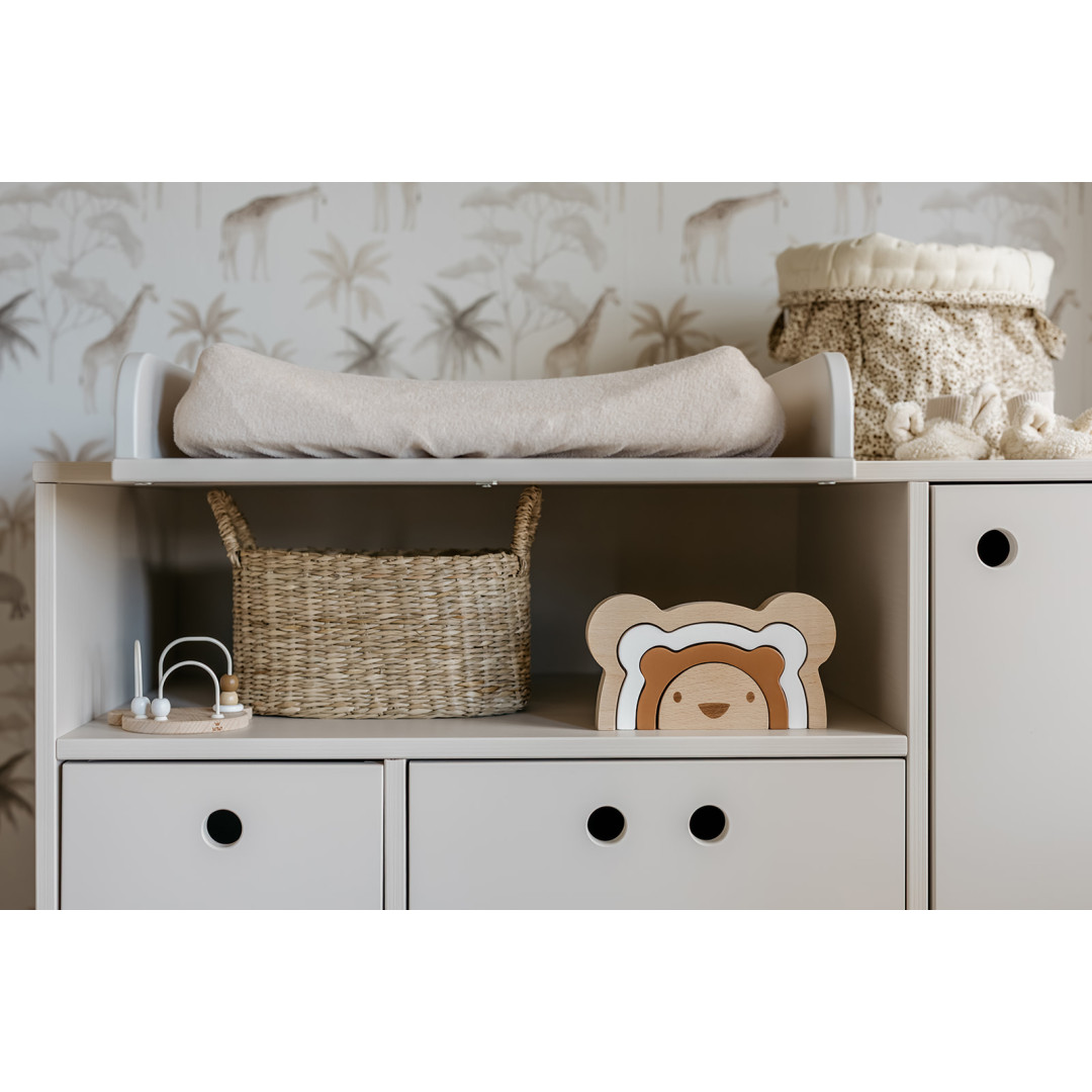 Przewijak do komody River Piaskowy Beż Wood Luck  - MySweetRoom