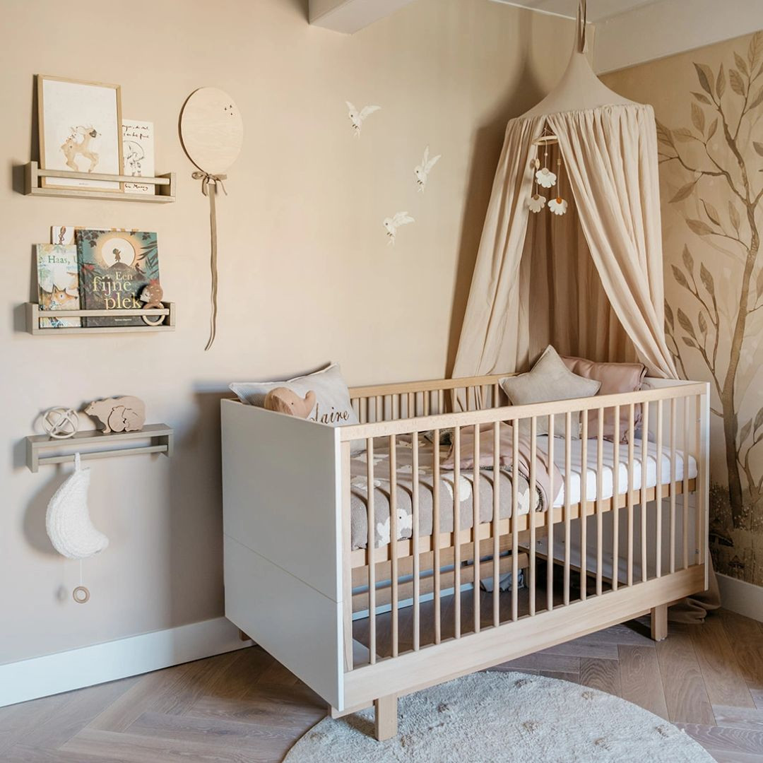 Łóżko Basic 70x140 Wood Luck białe - MySweetRoom