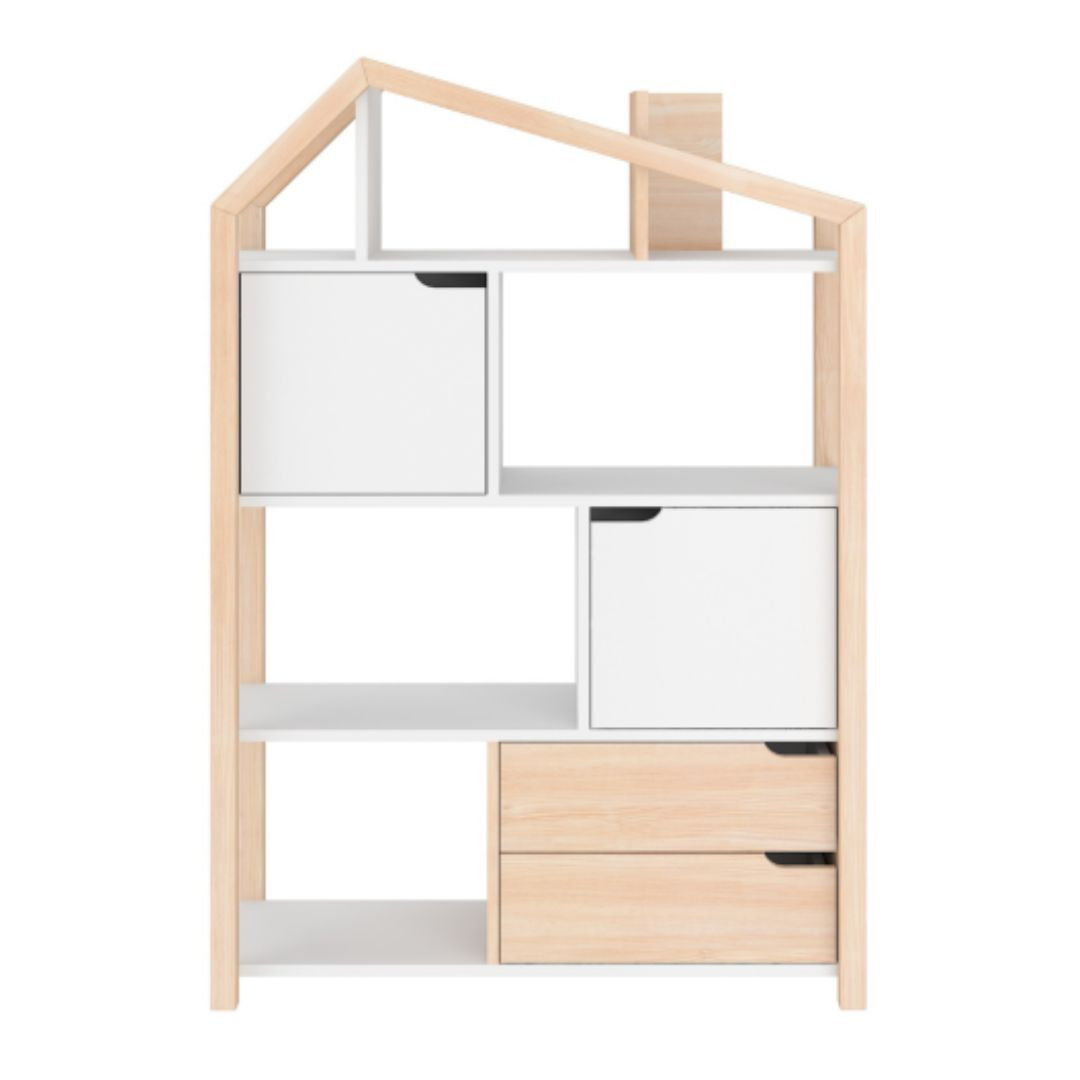 Manhattan Phoebe Pine - Regał Domek Na Zabawki - PROJEKT GRATIS