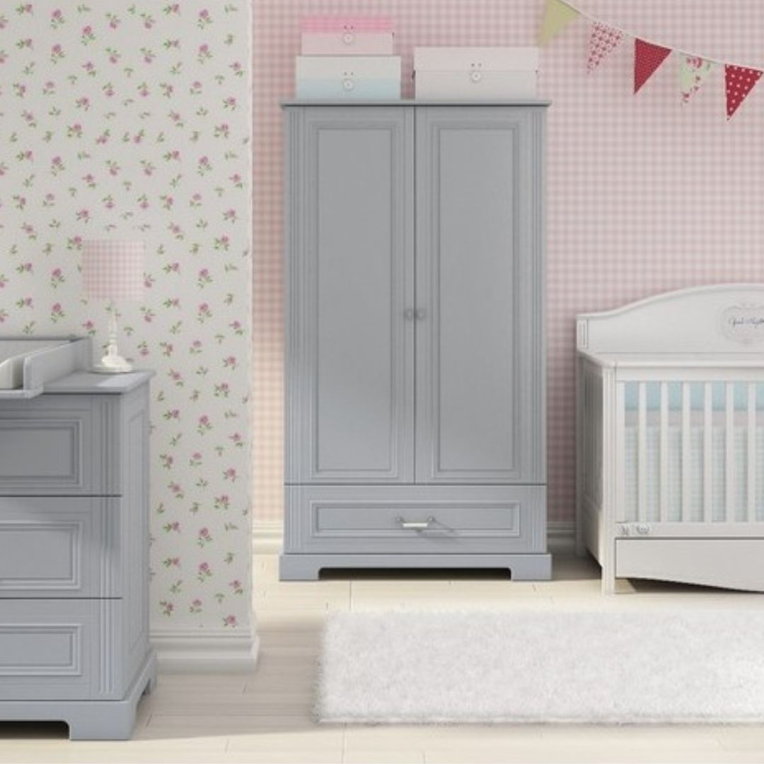 Bellamy Ines Grey Szafa 2-Drzwiowa