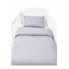 OUTLET - Dots My Love pościel w gwiazdki szara 70x100- MySweetRoom
