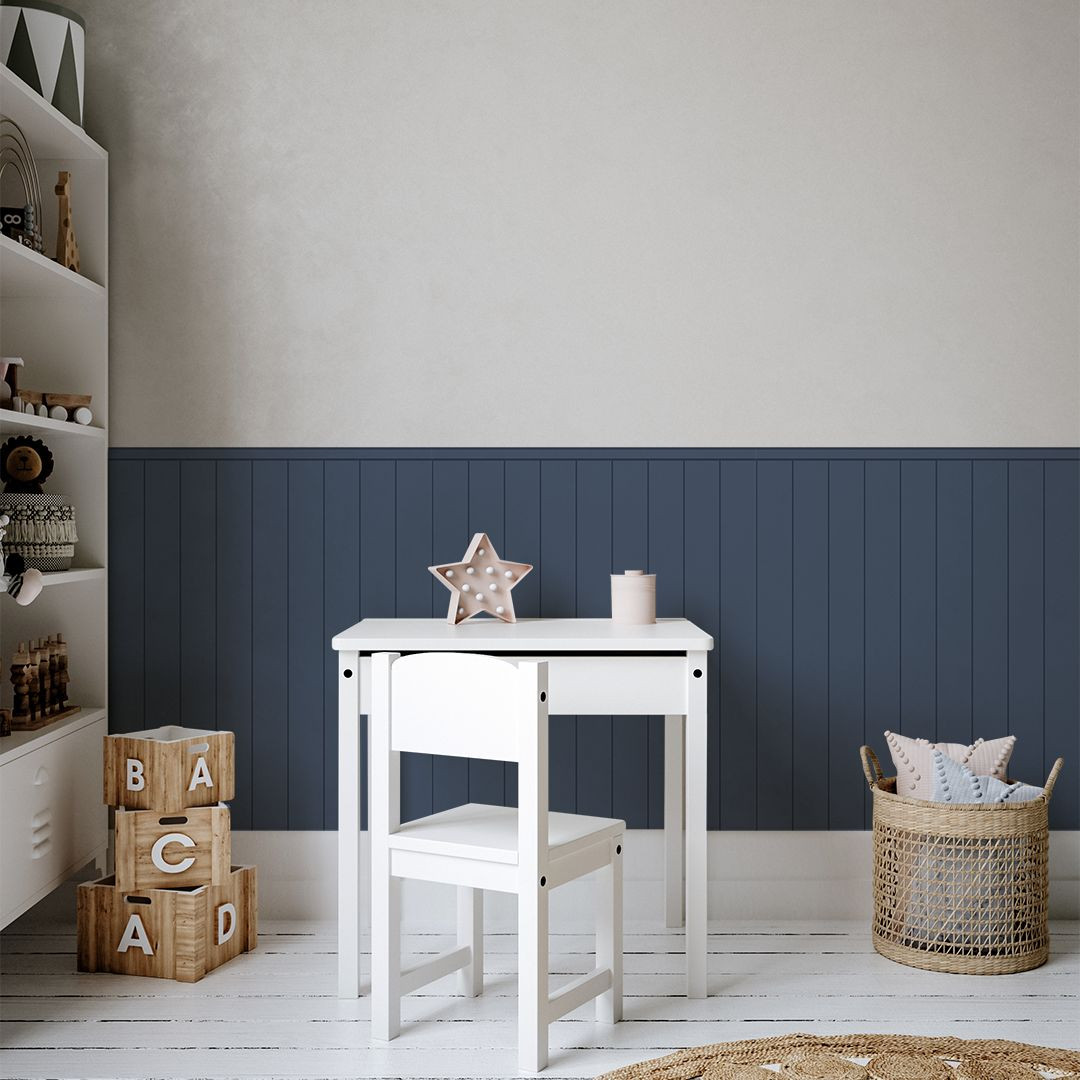 Naklejka Lamperia w stylu angielskim granat DK495