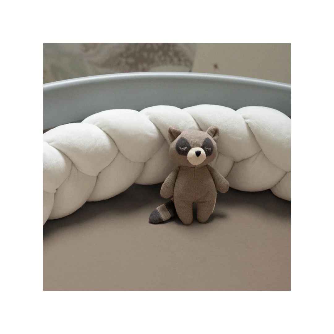 Prześcieradło bawełniane 73cm Taupe