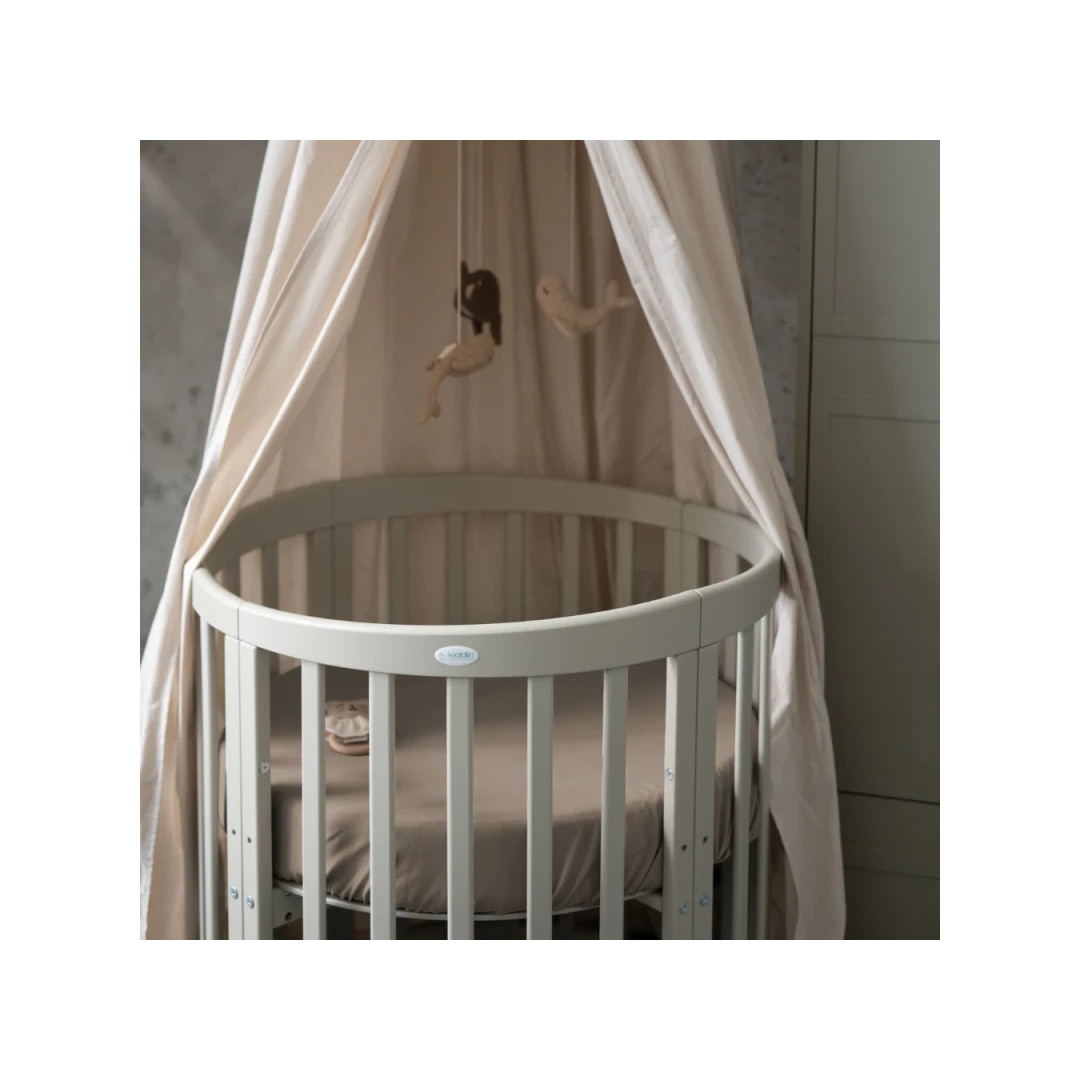 Prześcieradło bawełniane 73cm Taupe