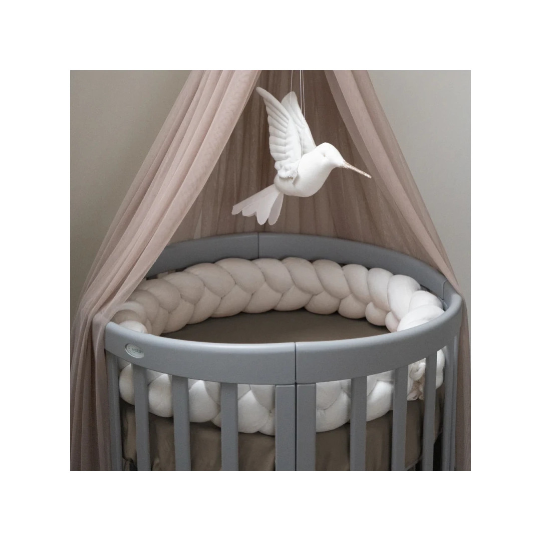 Prześcieradło bawełniane 73cm Taupe