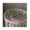 Prześcieradło bawełniane 73cm Taupe