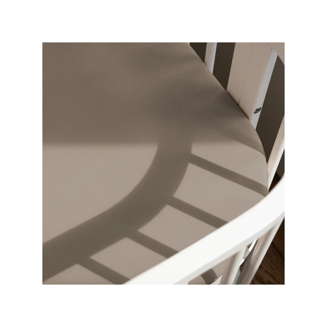 Prześcieradło do dostawki 93x44 Łóżeczko 5w1 Taupe