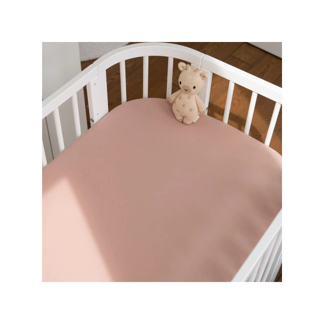 Prześcieradło bawełniane 93x65 Łóżeczko 5w1 Rose