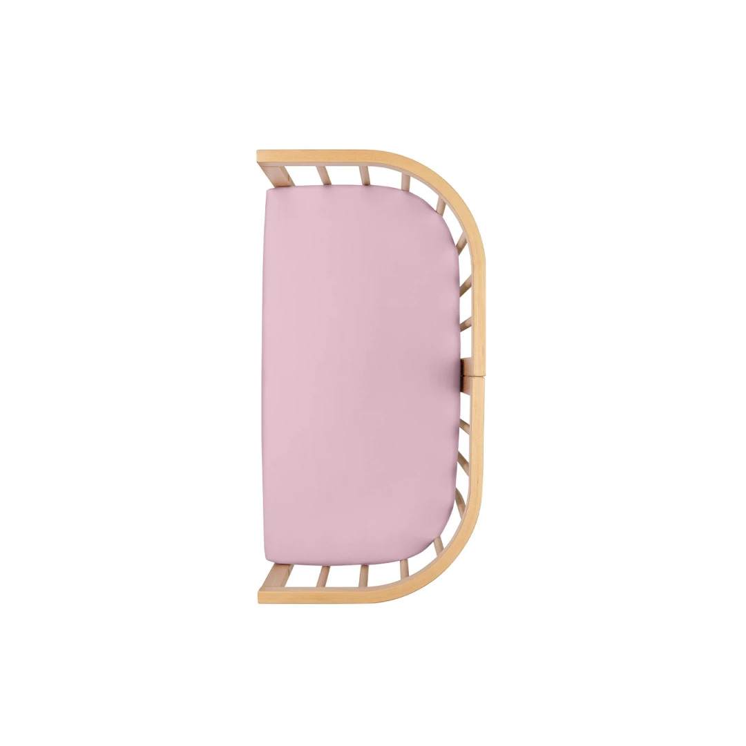 Prześcieradło do dostawki łóżeczko 7w1 Pink