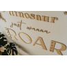 Drewniany napis do pokoju dziecięcego "Little dinosaur just wanna ROAR" - MY SWEET ROOM