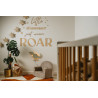 Drewniany napis do pokoju dziecięcego "Little dinosaur just wanna ROAR" - MY SWEET ROOM