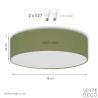 Plafon Gwiazdki khaki (kolekcja Scandinavian) - youngDECO