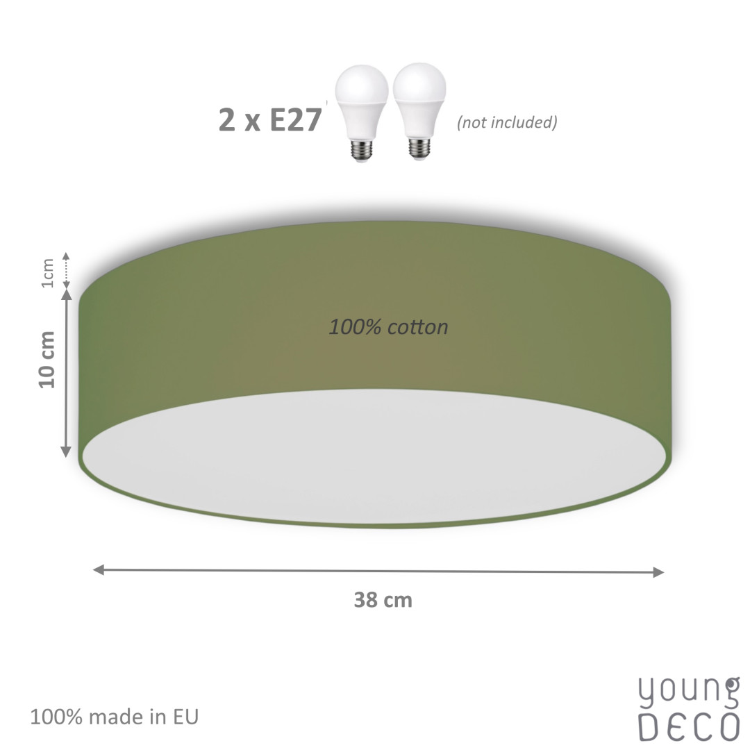Plafon Gwiazdki khaki (kolekcja Scandinavian) - youngDECO