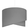 Lampa wisząca TULIP - szara