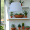 Błękitna lampa stożek - Youngdeco