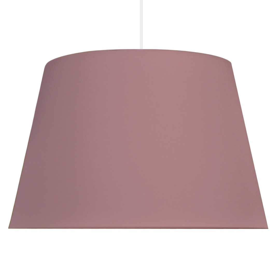 Delikatna brudnoróżowa lampa stożek - Youngdeco