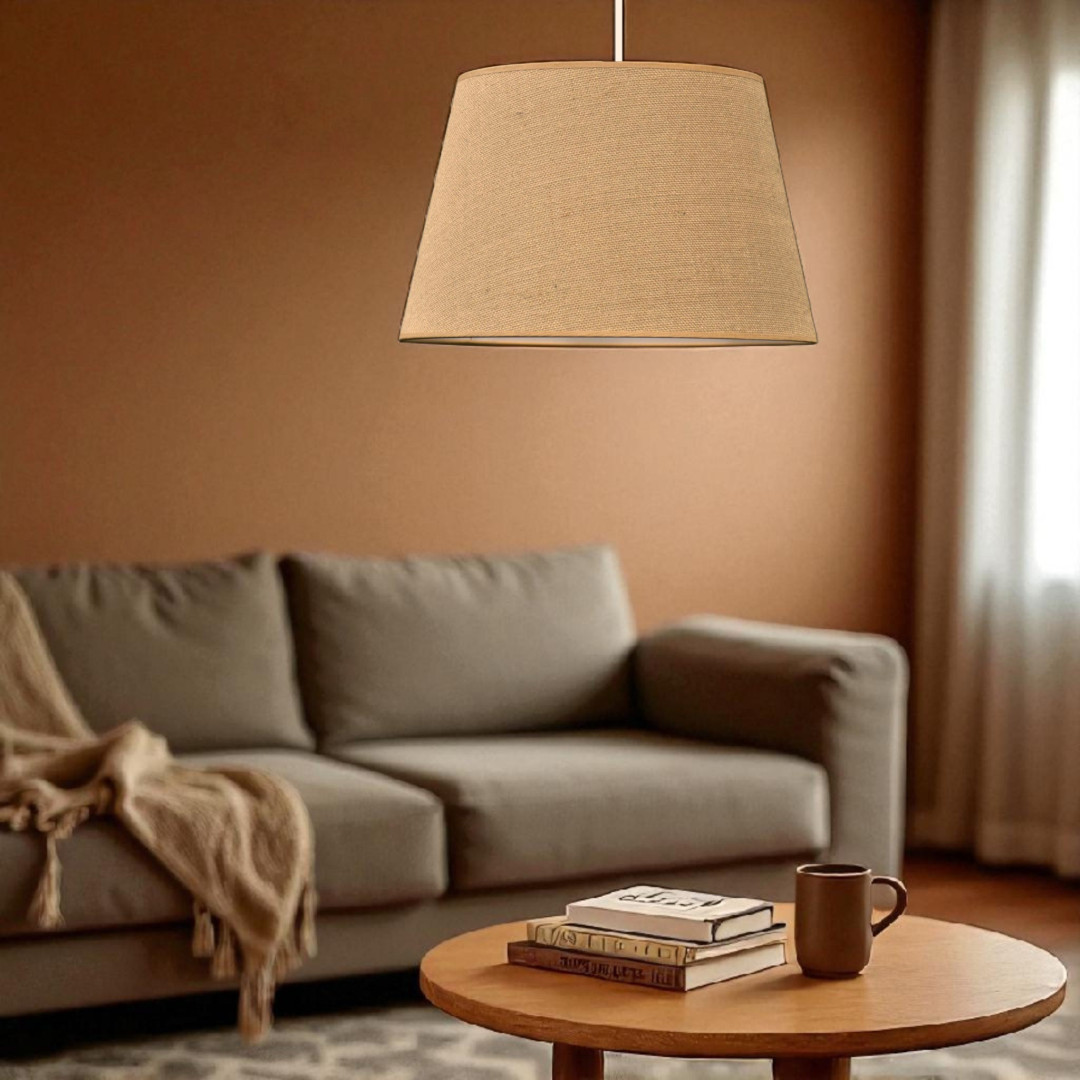 Naturalna lampa stożek - Youngdeco