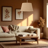 Naturalna lampa stożek - Youngdeco