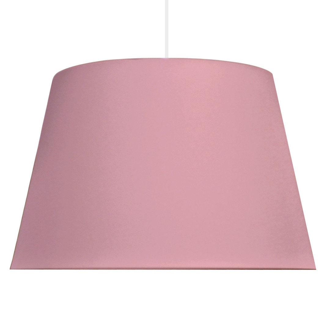 Pastelowy róż lampa stożek - Youngdeco