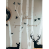 Dekoracja ścienna do pokoju dziecięcego drewniany napis “follow your dreams”