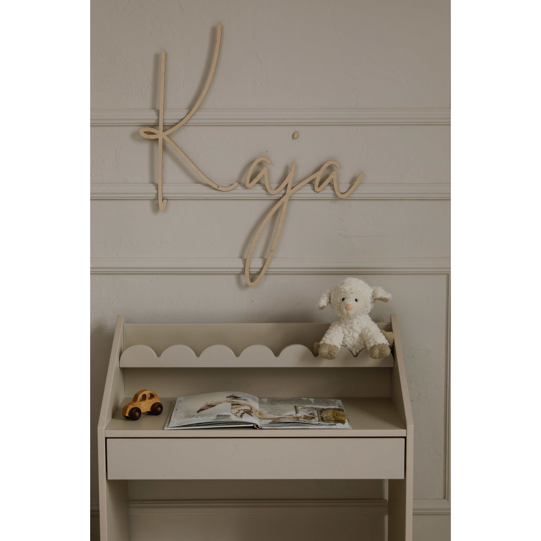 Drewniana dekoracja ścienna imię dziecka personalizowany napis