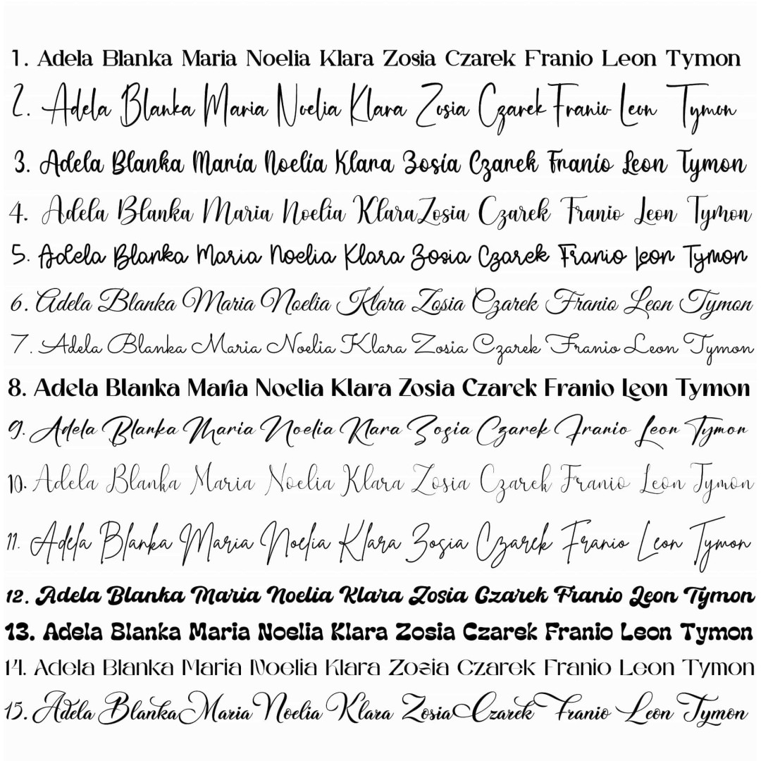 Drewniana dekoracja ścienna imię dziecka personalizowany napis